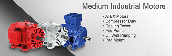 Medium Industrial Motor Product Page